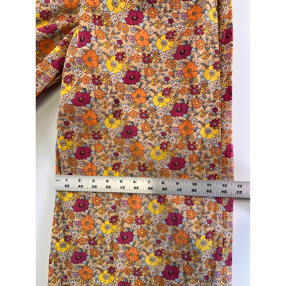 Free People Flower Power Wide Leg Crop Pants Boho 70s inspired Festival Rare 6 - Picture 11 of 13